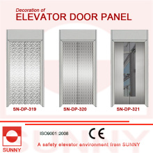 Espejo Panel de puerta de acero inoxidable para decoración de cabina de ascensor (SN-DP-319)